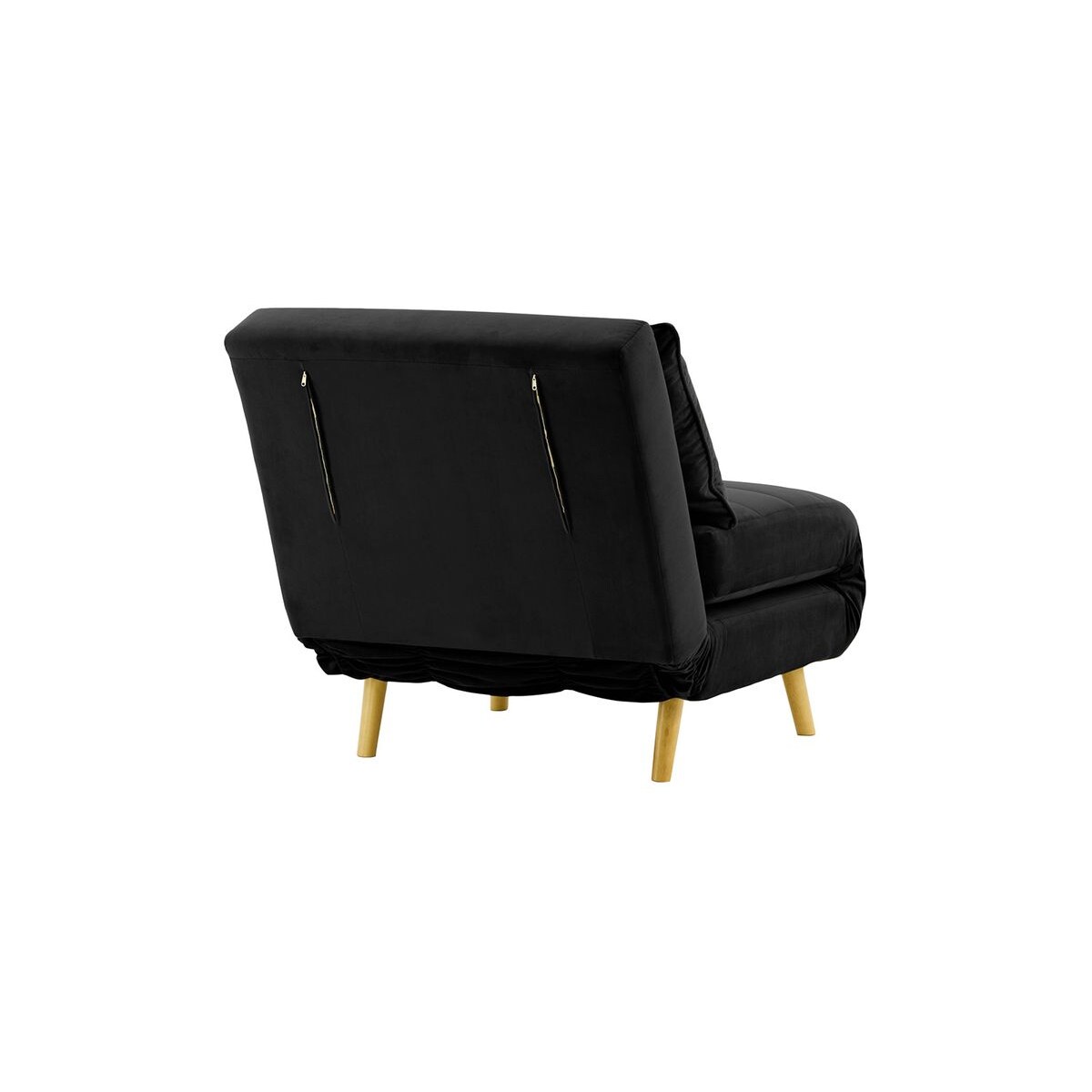 Fotel rozkładany Flic 77 cm-Velluto 20-like oak