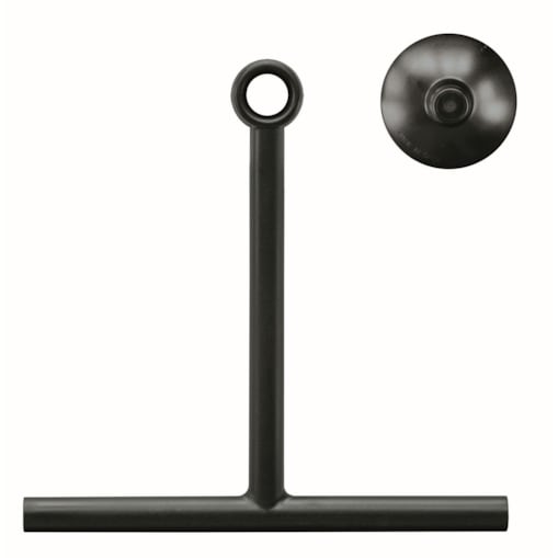 Kleine Wolke Lindo Ściągaczka do wody czarny M 22x23x3 cm