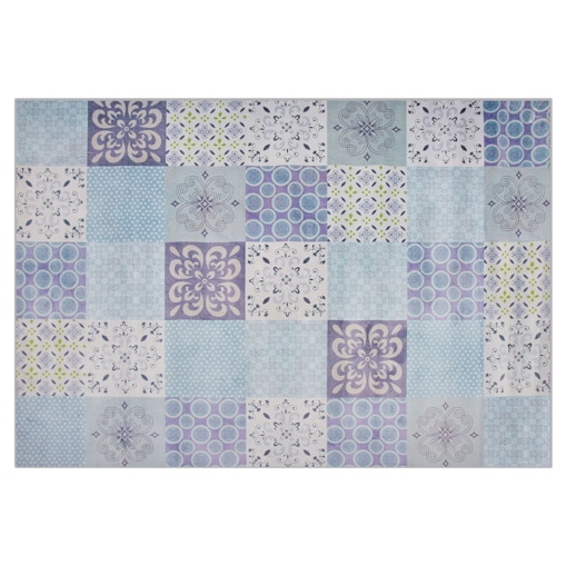 Dywan mozaika 140 x 200 cm wielokolorowy INKAYA