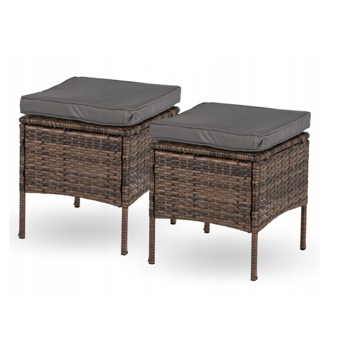 Zestaw Mebli Ogrodowych Technorattan Na Taras Ogród Komplet Brąz ATLANTA