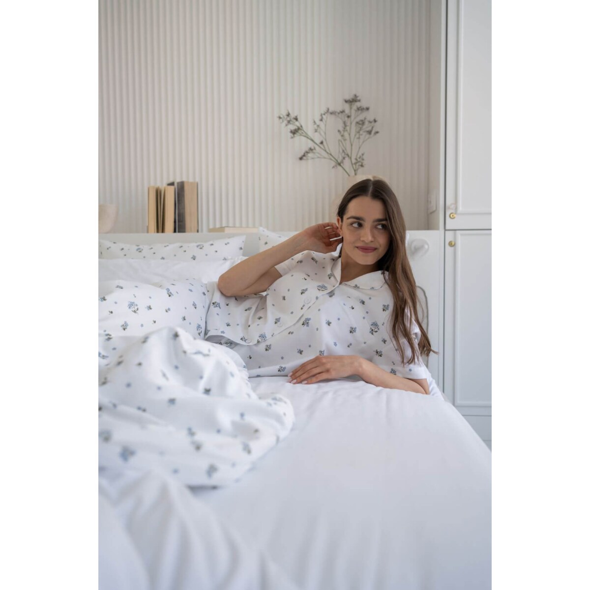 Piżama Niezapominajki krótka M