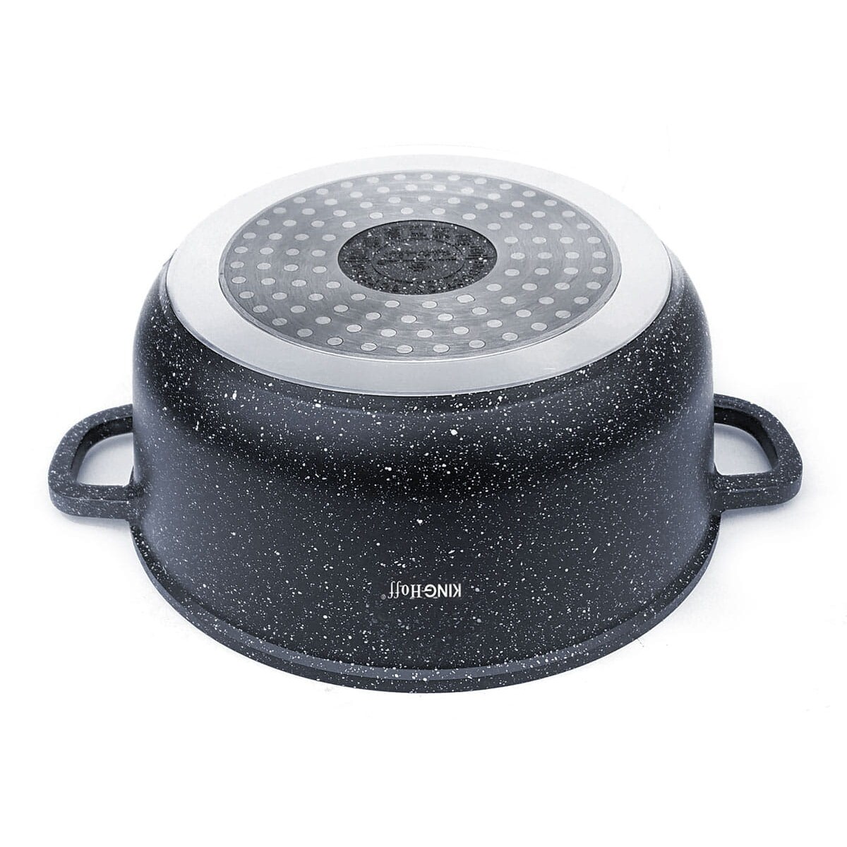 Garnek z powłoką marmurową 6.5L 28cm indukcja gaz KINGHOFF