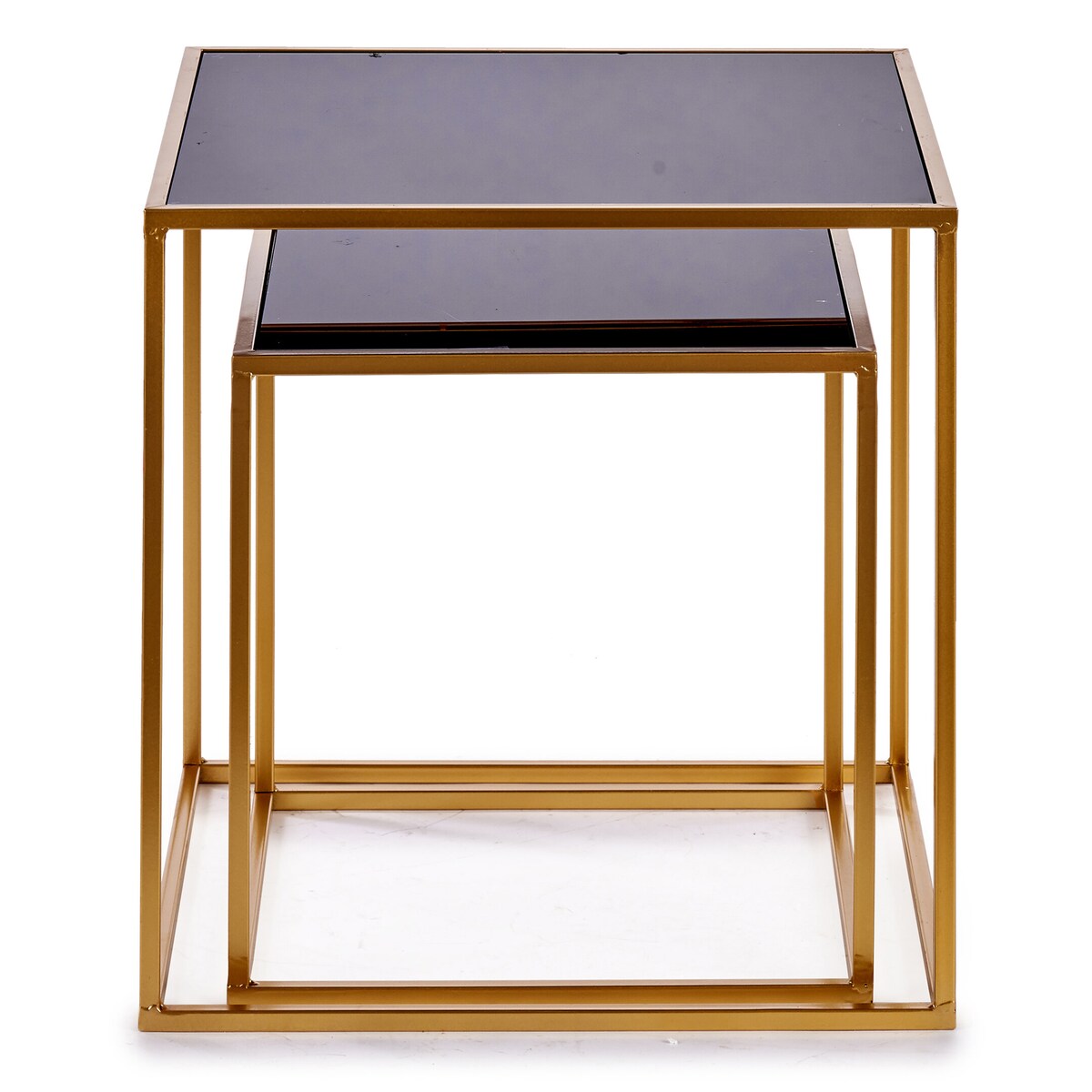 Zestaw stolików kawowych do salonu LUVO, kwadratowych, 2 sztuki