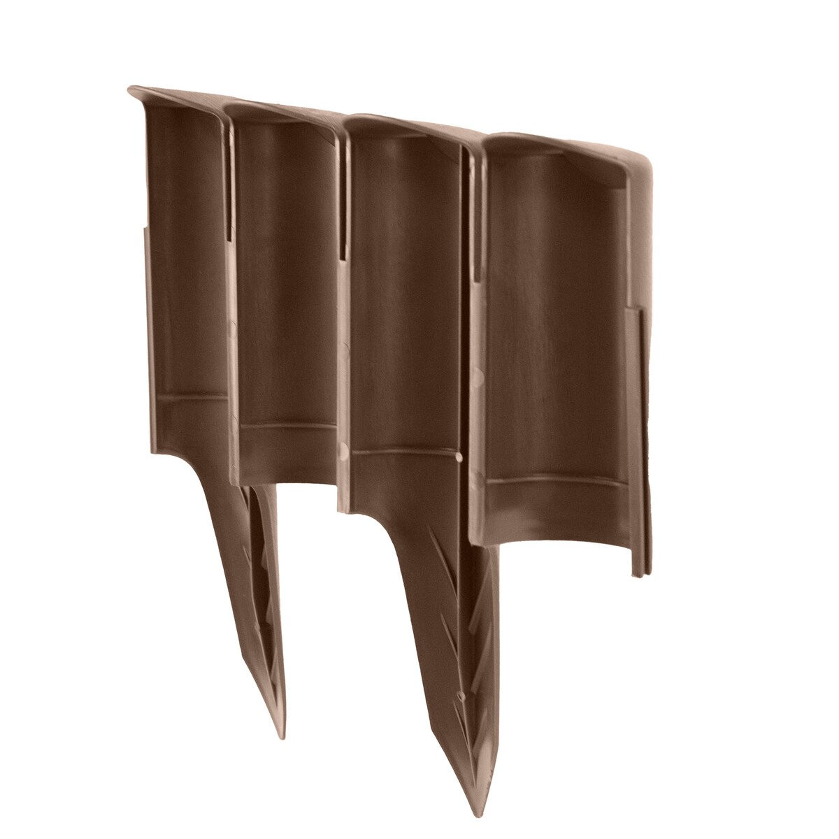 Płotek Ogrodowy 2,5 M Obrzeże Trawnikowe Palisada Brązowy