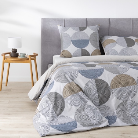 Komplet pościeli bawełnianej Simple Geometry 160x200cm, 160 x 200 cm