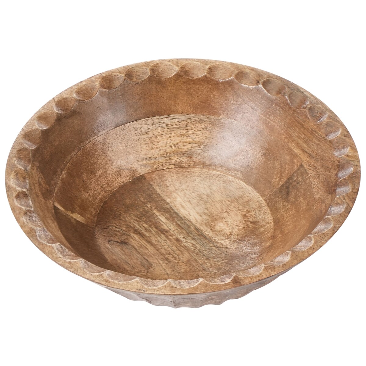 Zestaw 2 mis dekoracyjnych SOHAG Drewno mango Brązowy