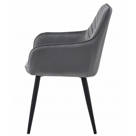 Krzesło Do Jadalni Kuchni Salonu Ciemnoszare