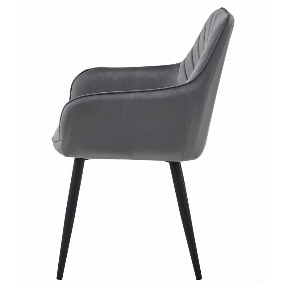 Krzesło Do Jadalni Kuchni Salonu Ciemnoszare