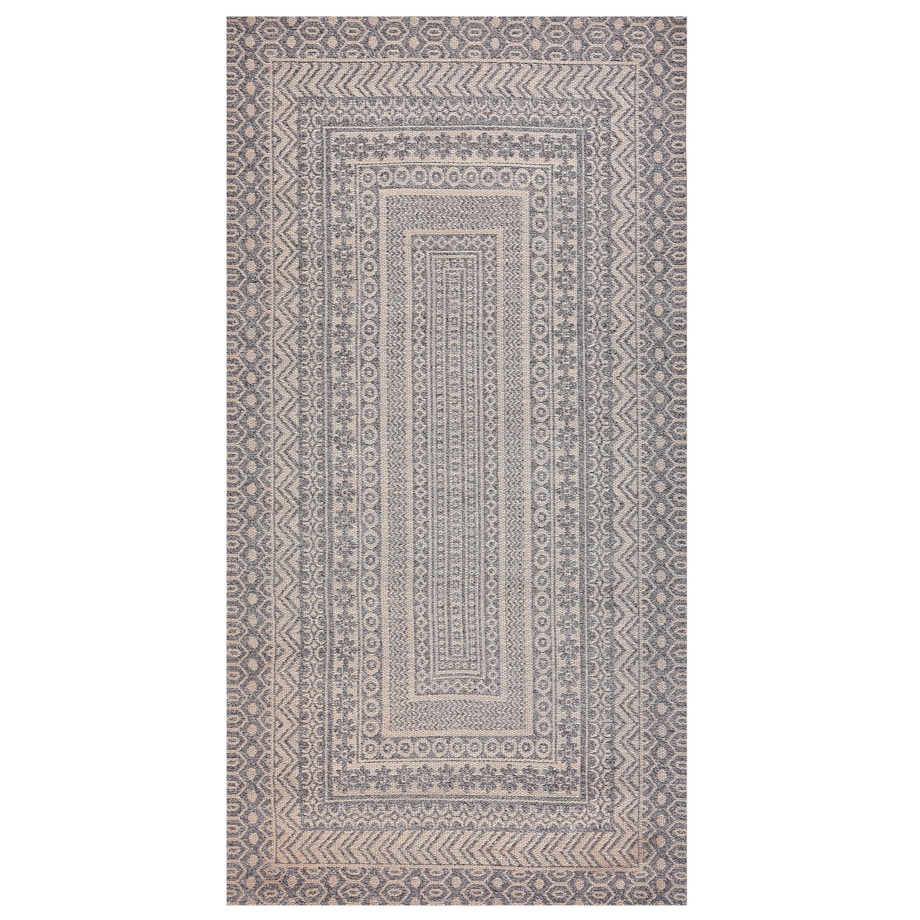 Dywan 80 x 150 cm beżowo-szary BAGLAR