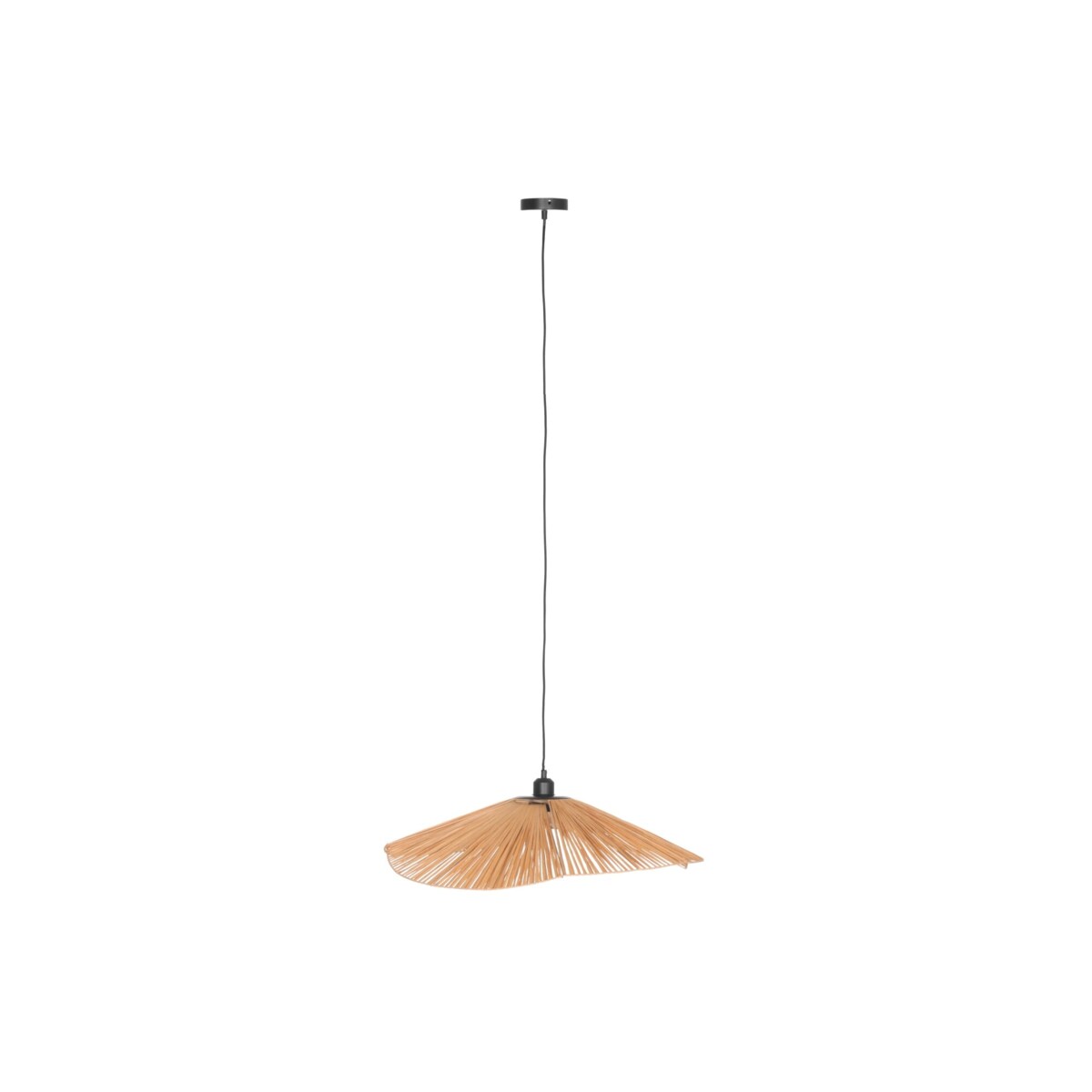 Lampa sufitowa z rafii LEIJA, Ø 68 cm