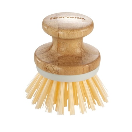 Szczotka Okrągła do mycia Naczyń Bambusowa Nylonowa z Rączką Tescoma