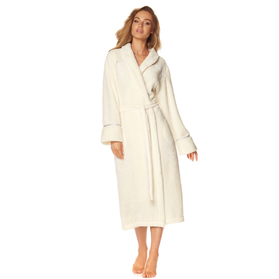 Szlafrok Satyn 2084 Ecru Ecru, XL