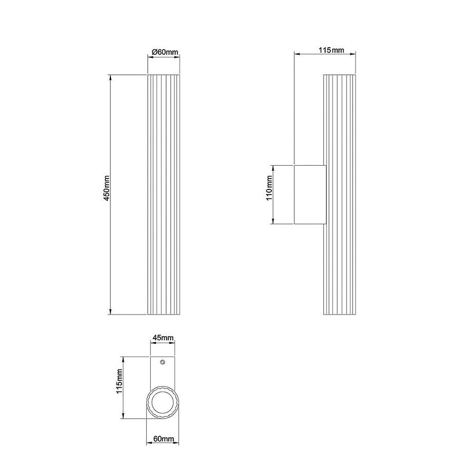 Kinkiet Light Prestige Linea transparentny LED CCT 3000K/4000K/6000K (regulowana) 1 szt.