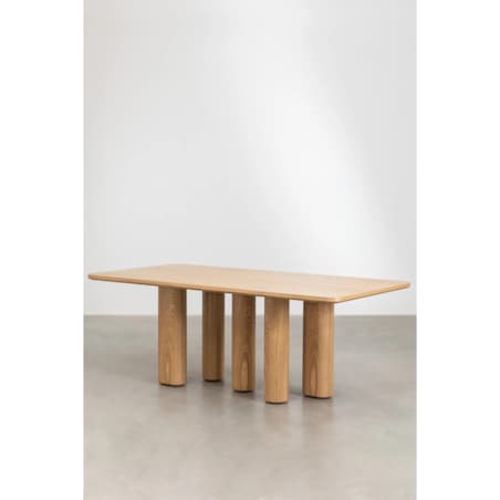 Prostokątny stół do jadalni jesionowy Noelys 200x100 cm