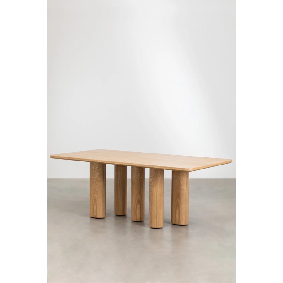 Prostokątny stół do jadalni jesionowy Noelys 200x100 cm