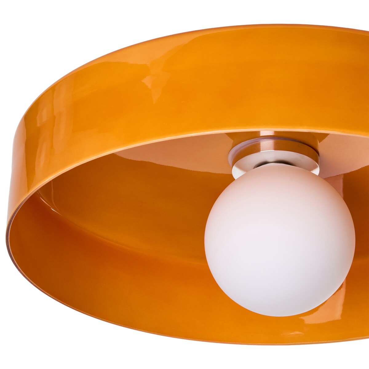 Lampa sufitowa LUGUSE Szkło Pomarańczowy