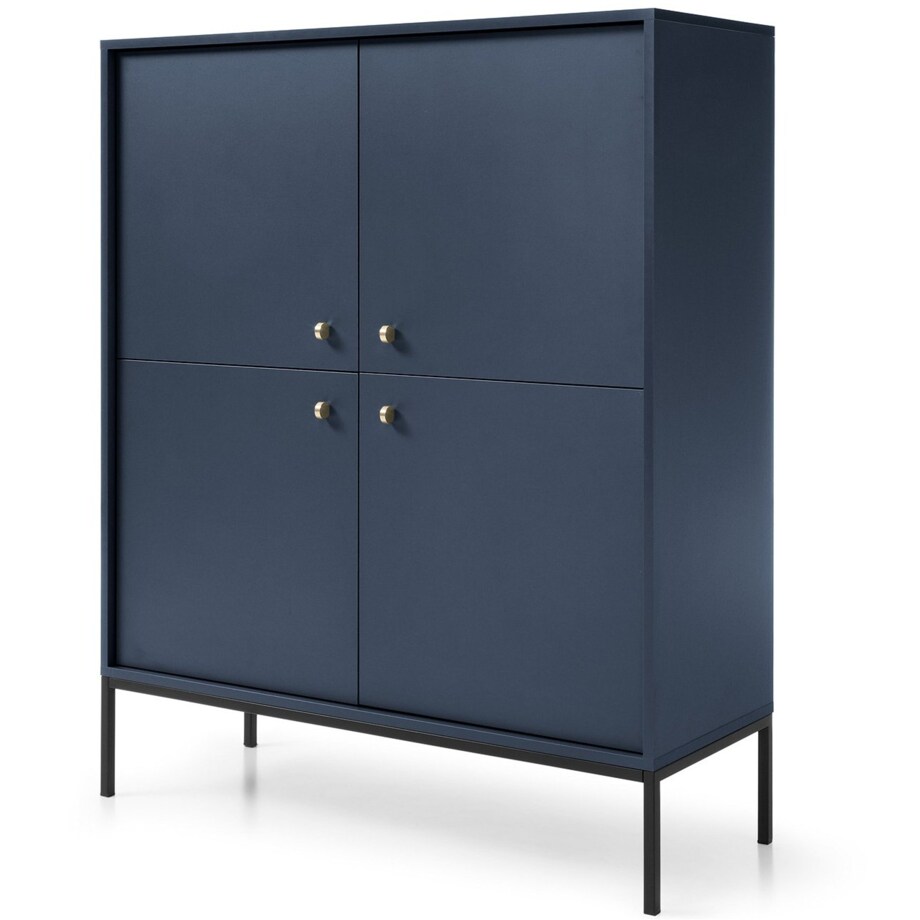 Komoda Evora wysoka granatowa