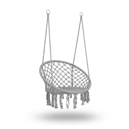 Huśtawka ogrodowa fotel bocianie gniazdo Sofotel Boho szary