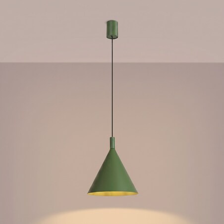 Lampa wisząca NOX 25 zielona oliwka