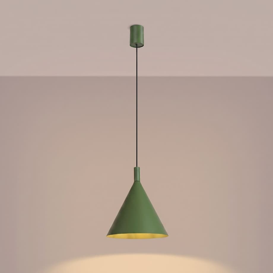 Lampa wisząca NOX 25 zielona oliwka