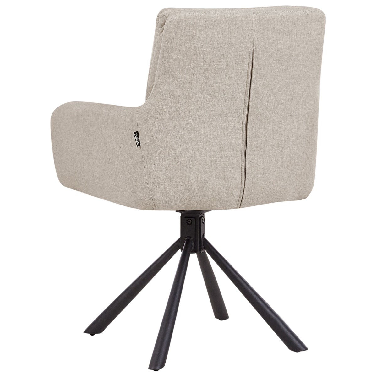 Zestaw 2 krzeseł SARDOAL Beżowoszary