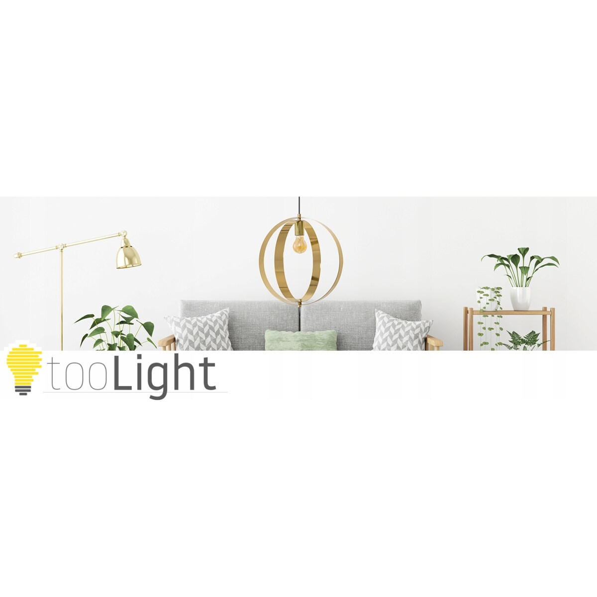 Lampa Sufitowa Wisząca Złota Gold Ring Obręcze