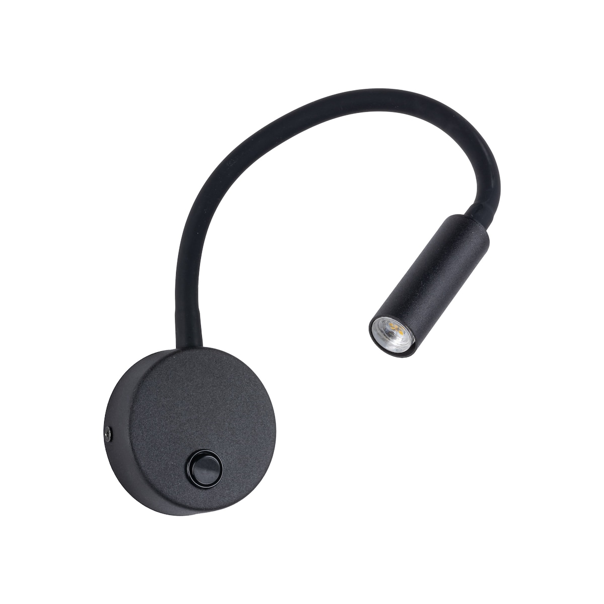 Kinkiet ścienny flex z włącznikiem TK Lighting LAGOS BLACK 5922 czarny, regulowany, G9