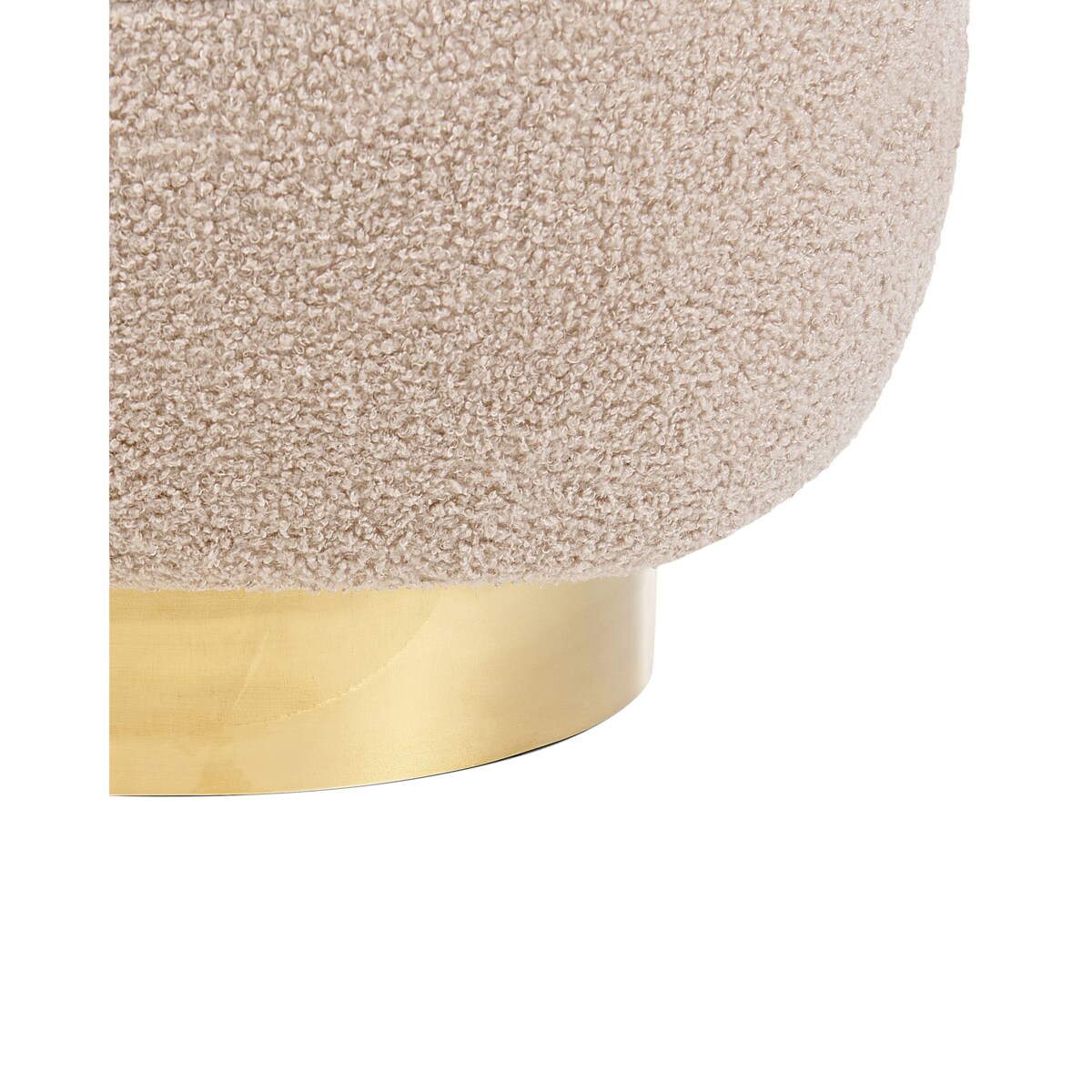 Fotel boucle beżowy LOVIISA, Beliani