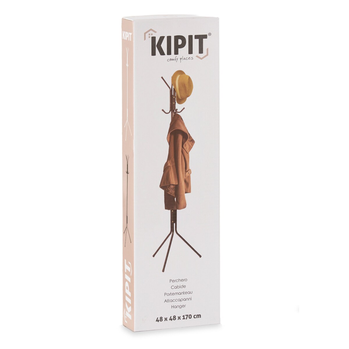 Wieszak stojący do przedpokoju COMFY PLACE, 48 x 170 cm