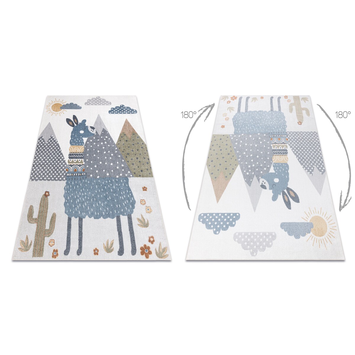 Dywan BONO 8275 Lama kremowy / jasny szary 160x220 cm