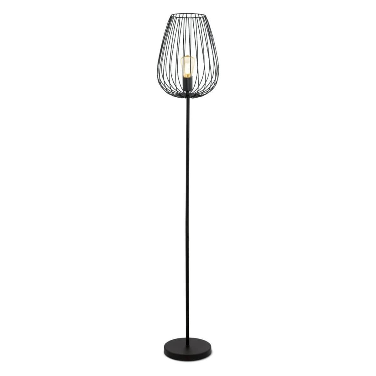 Lampa podłogowa Eglo NEWTOWN 49474 industrialna loft czarna