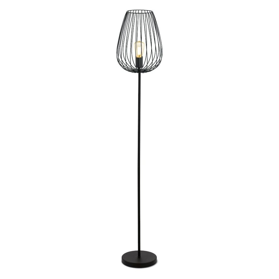 Lampa podłogowa Eglo NEWTOWN 49474 industrialna loft czarna
