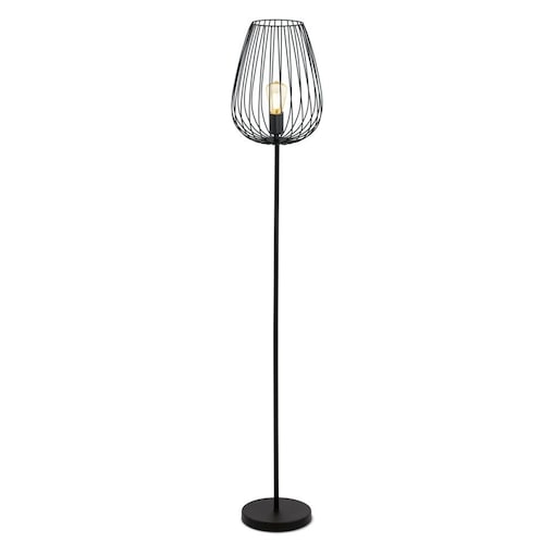 Lampa podłogowa Eglo NEWTOWN 49474 industrialna loft czarna