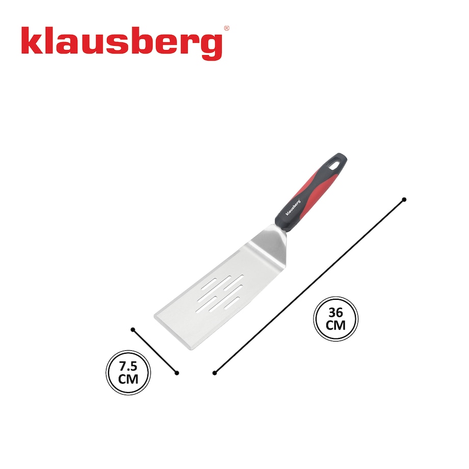 Łopatka grillowa 36 cm ze stali nierdzewnej KLAUSBERG