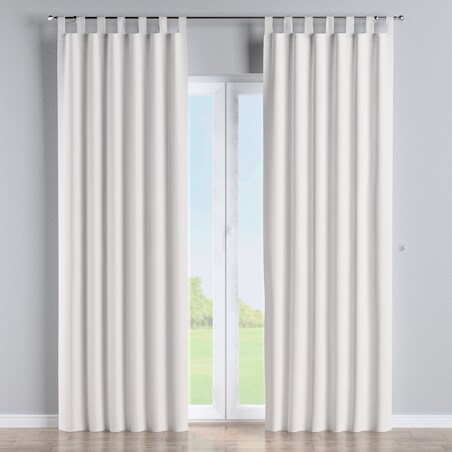 Zasłona na szelkach 1 szt. 130x245 białoszary