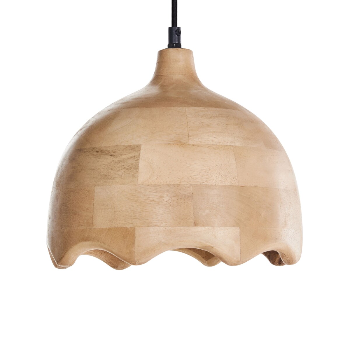 Lampa wisząca GOMATI Drewno mango Jasnobrązowy