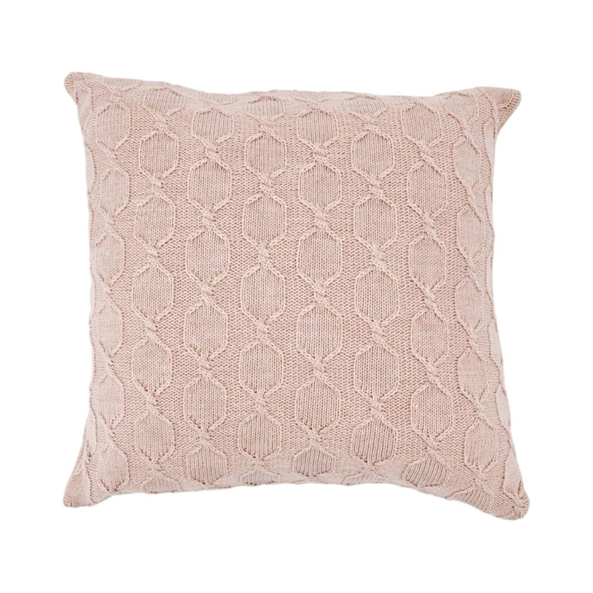 Poszewka na poduszkę z wełną z Alpaki 45x45 cm MODENA PUDROWY RÓŻ