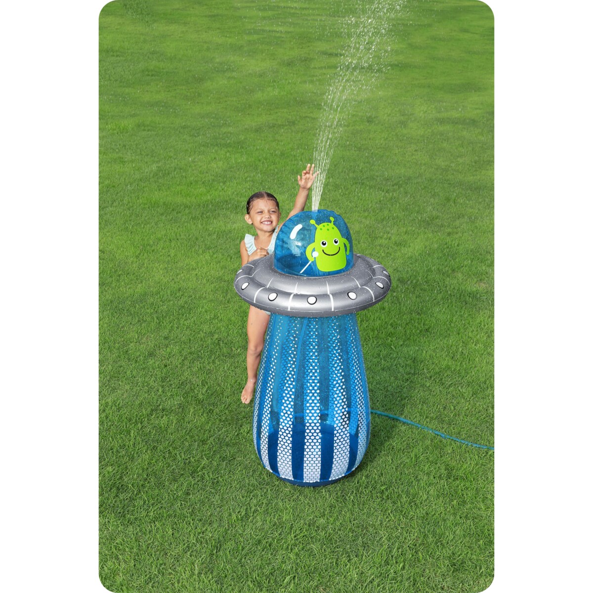 Duża fontanna dmuchana ogrodowa zraszacz UFO Bestway 52731