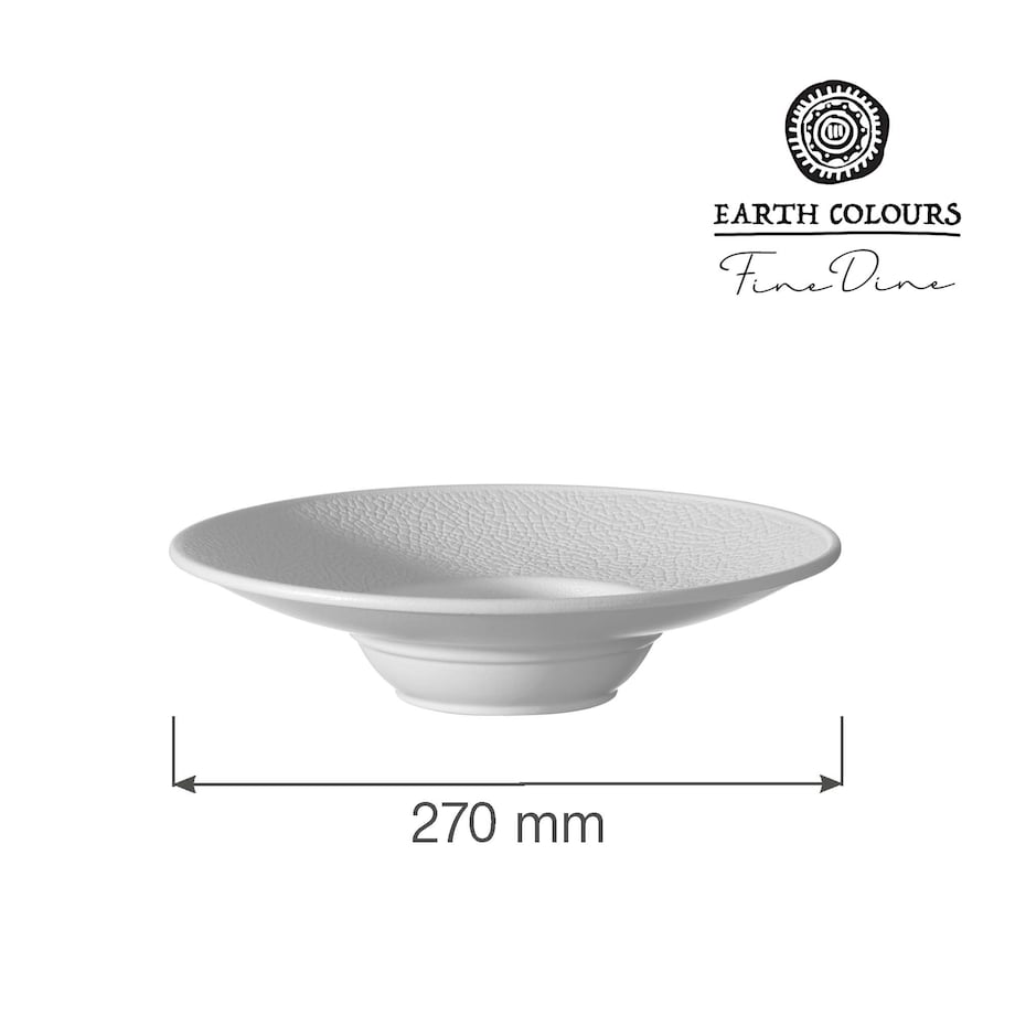 Talerz głęboki z szerokim rantem Fiord 270mm