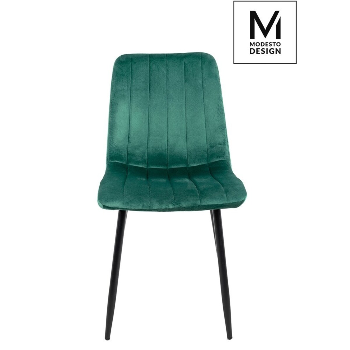 Krzesło tapicerowane Lara J-07.GREEN do salonu zielone, King Home