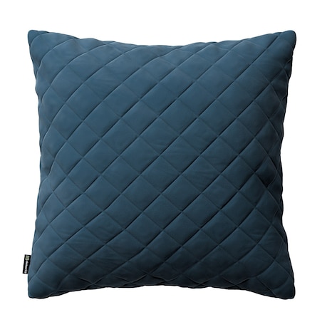 Poszewka Kinga pikowana 43 x 43 cm 43x43 pruski błękit