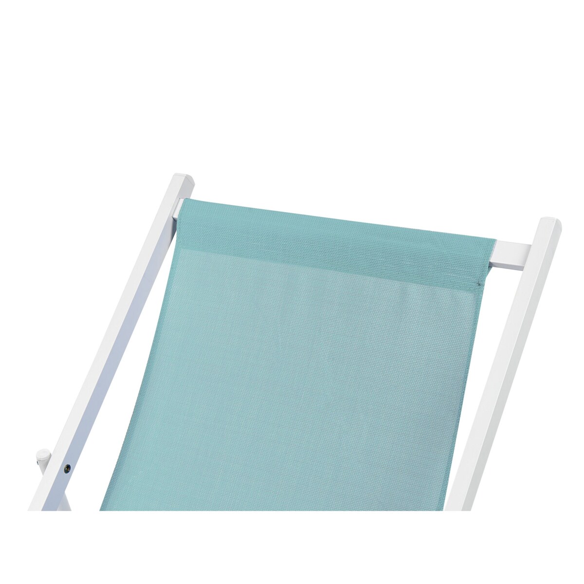 Leżak ogrodowy składany LOCRI II Metal Turkusowy