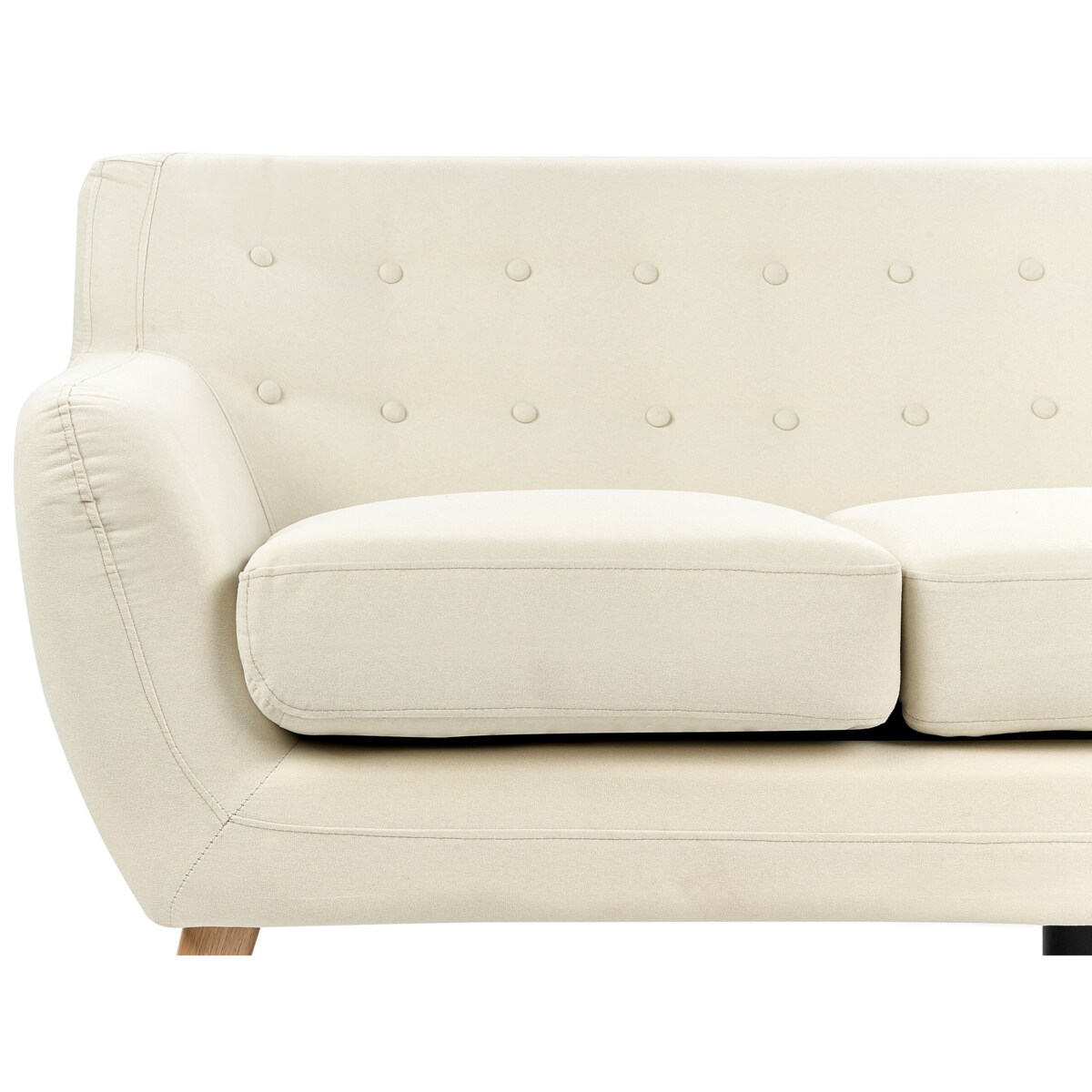 Sofa 3-osobowa jasnobeżowa MOTALA