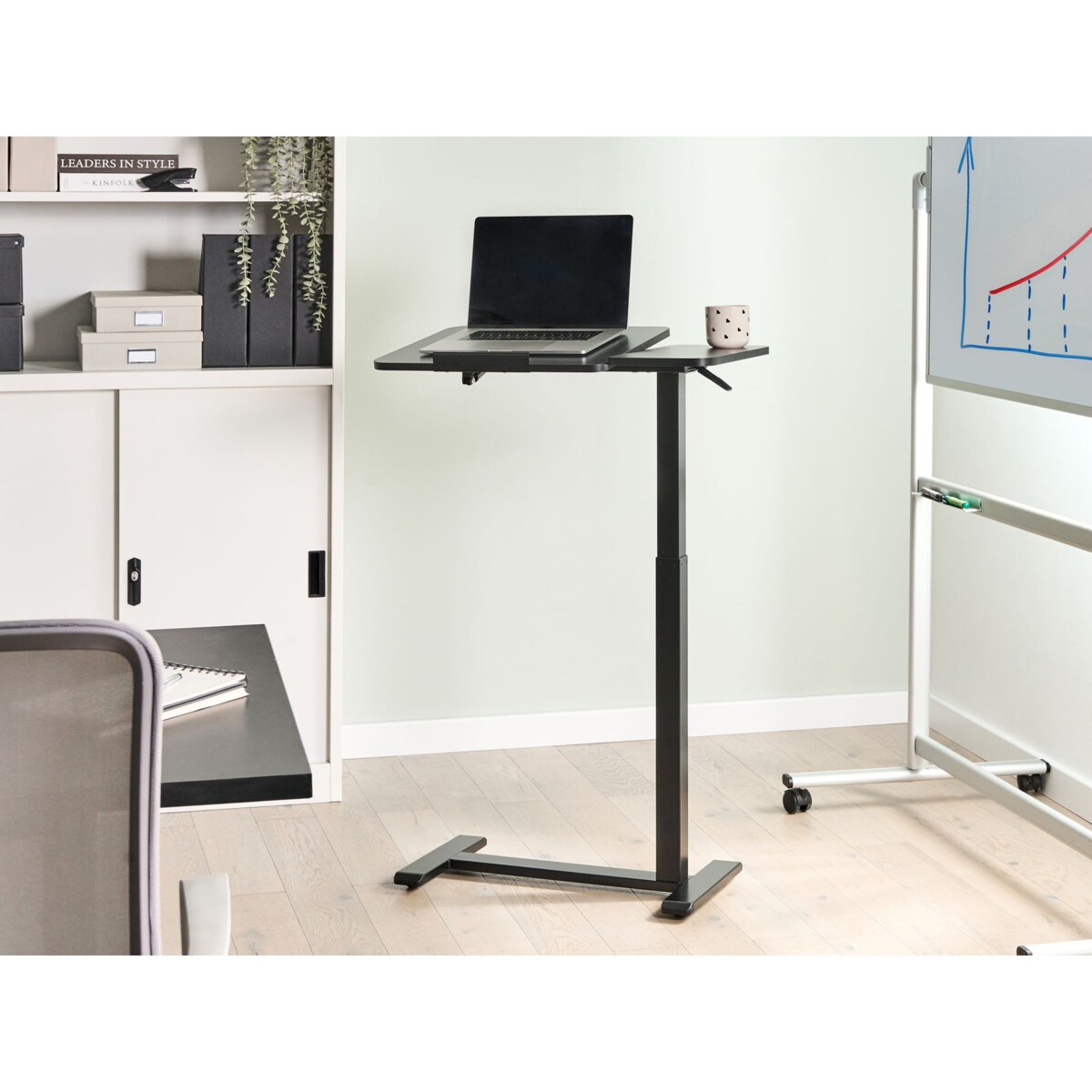 Regulowany stolik pod laptopa SCHOLA Czarny 70 cm 40 cm