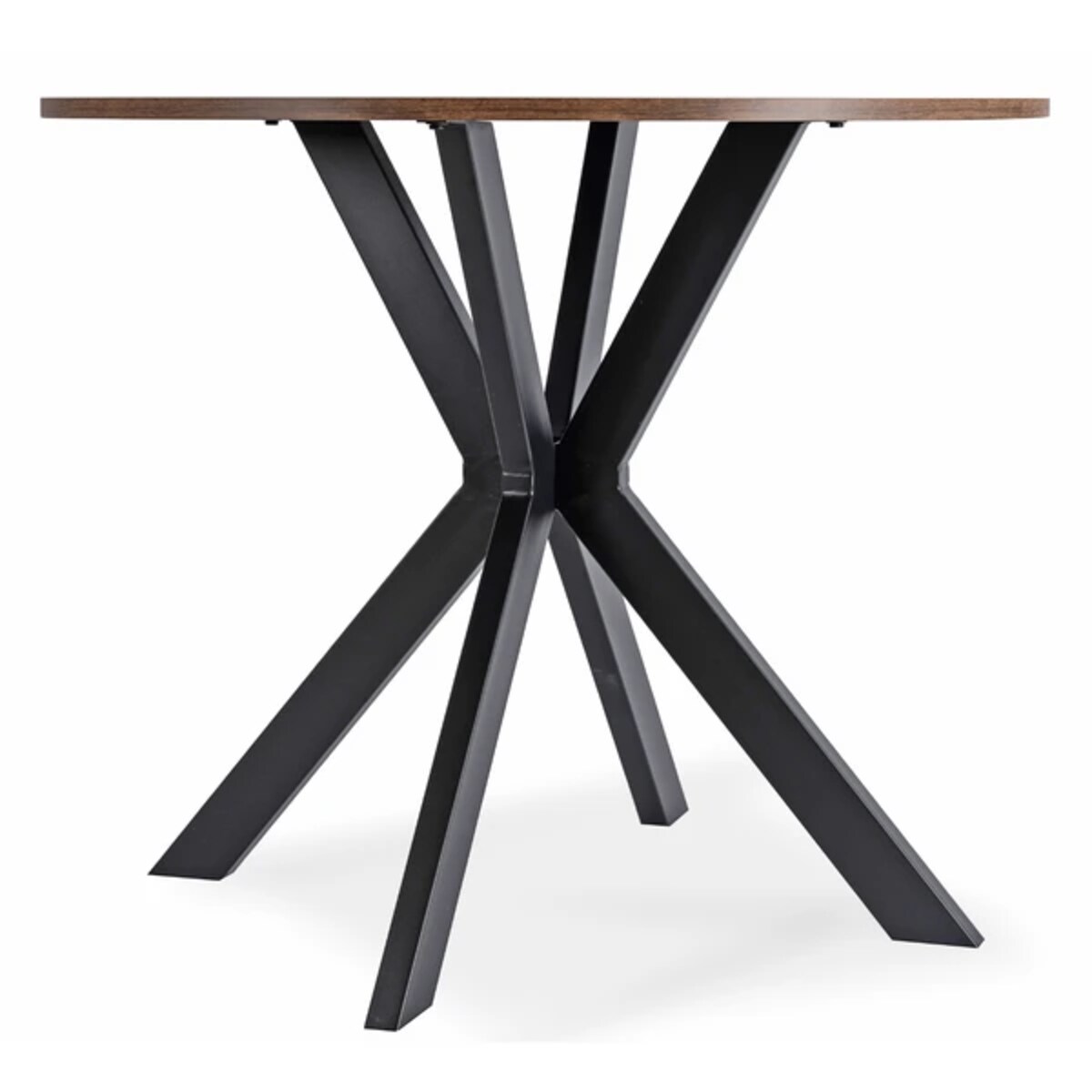 Stół okrągły do jadalni rustykalny 90 cm LAUREN