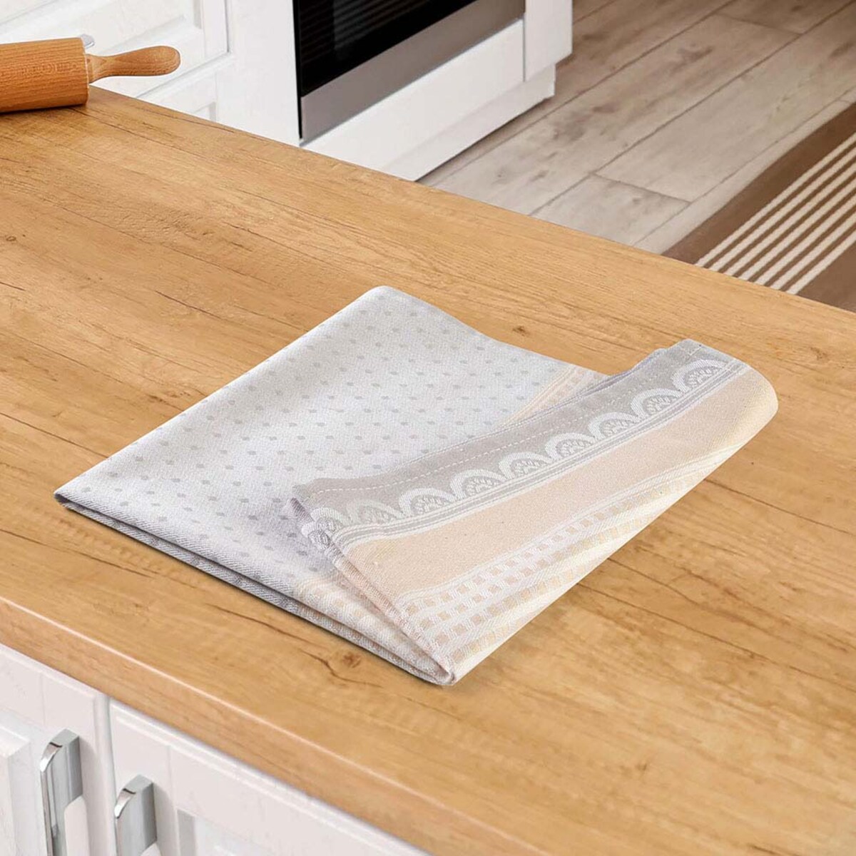 Ścierka bawełniana kuchenna 50x70 Zefirek beżowa