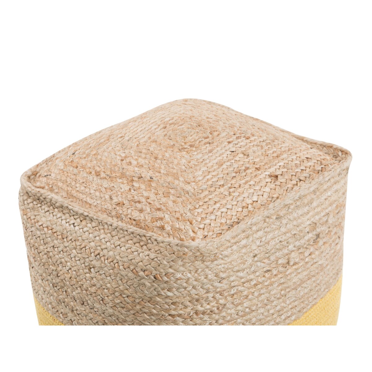 Puf 44 x 44 x 44 cm żółty KIRAMA