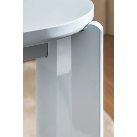 Stół jadalniany 200x100 cm z MDF Genewa glossy błękitny