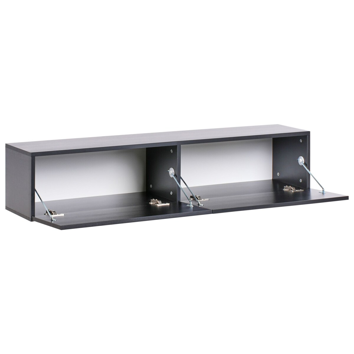 Wisząca szafka RTV GLADSTONE Czarny