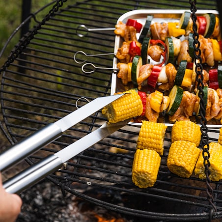 Zestaw przyborów do grilla, 3 elementy, Narzędzia do grillowania, KINGHOFF